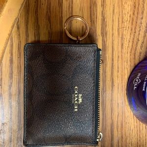 Coach keychain wallet